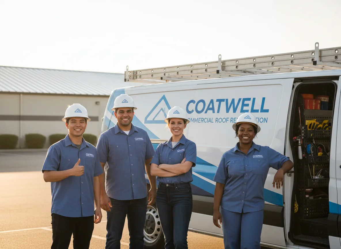 Commercial roof coating company in Browntown, WI